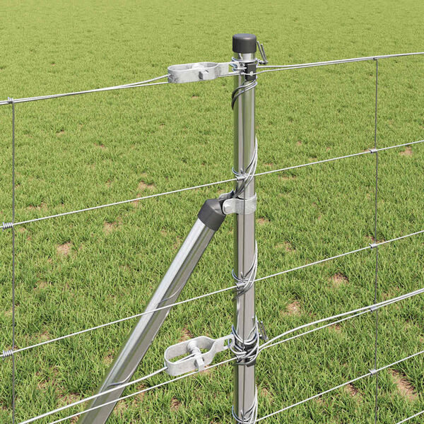 vidaXL &Sigma;&tau;ύ&lambda;&omicron;&sigmaf; &Pi;&epsilon;&rho;&iota;&phi;&rho;ά&xi;&epsilon;&omega;&nu; &Gamma;&alpha;&lambda;&beta;&alpha;&nu;&iota;&sigma;&mu;έ&nu;&omicron; 25 x 0,8 m &Alpha;&tau;&sigma;ά&lambda;&iota;