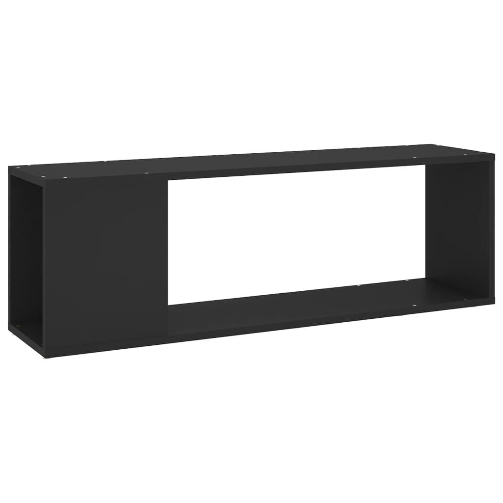 vidaXL Έπιπλο Τηλεόρασης Μαύρο 100 x 24 x 32 εκ. Επεξεργασμένο Ξύλο