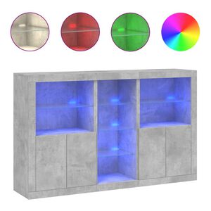 vidaXL &Mu;&pi;&omicron;&upsilon;&phi;έ&sigmaf; &mu;&epsilon; &Phi;ώ&tau;&alpha; LED &Gamma;&kappa;&rho;&iota; &Sigma;&kappa;&upsilon;&rho;&omicron;&delta;έ&mu;&alpha;&tau;&omicron;&sigmaf; 162 x 37 x 100 &epsilon;&kappa;.