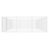vidaXL Κλουβί Σκύλου Εξωτερικού Χώρου 570x570x185 εκ. Γαλβαν. Ατσάλι