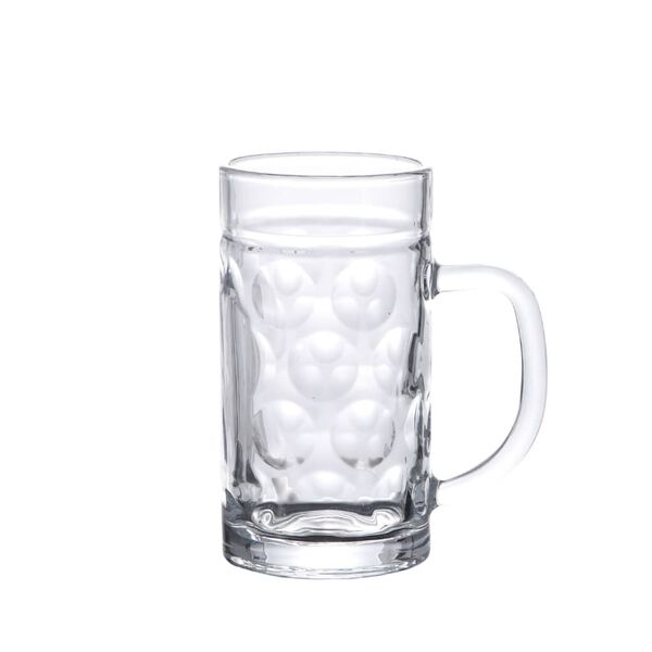 vidaXL Κούπα Μπίρας με Λαβή Γυάλινη 6 Τεμ. 500 ml