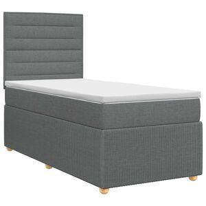 vidaXL &Kappa;&rho;&epsilon;&beta;ά&tau;&iota; box spring &mu;&epsilon; &sigma;&tau;&rho;ώ&mu;&alpha; &Sigma;&kappa;&omicron;ύ&rho;&omicron; &Gamma;&kappa;&rho;&iota; 80 x 200 cm Ύ&phi;&alpha;&sigma;&mu;&alpha;