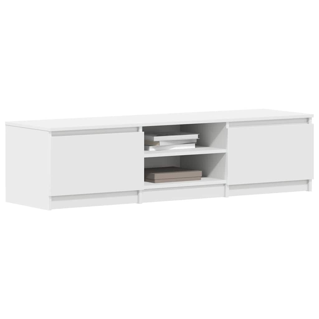 vidaXL Έπιπλο Τηλεόρασης Λευκό 140 x 40 x 35,5 εκ. από Επεξ. Ξύλο