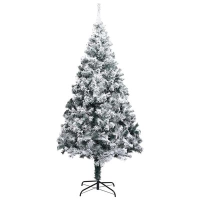 vidaXL Χριστουγεννιάτικο Δέντρο Τεχνητό με Χιόνι Πράσινο 300 εκ. PVC