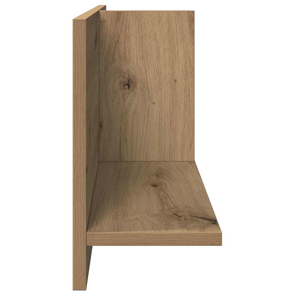 vidaXL Ντουλάπι Τοίχου Αρτισιανή Δρυς 70x16,5x30 εκ Επεξεργασμένο Ξύλο
