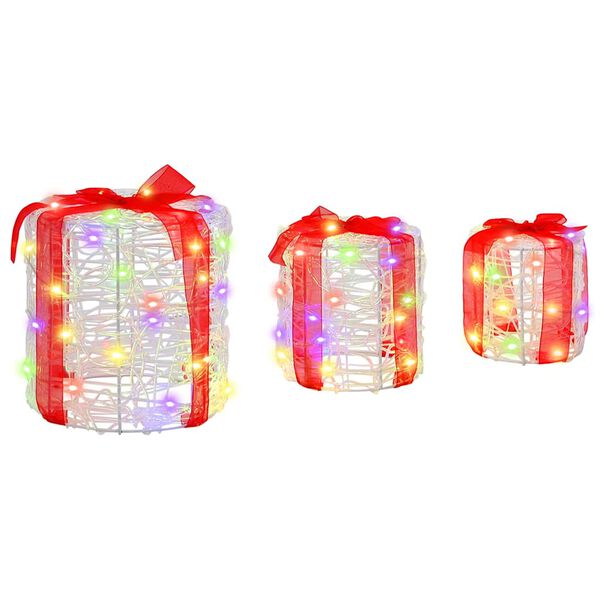 vidaXL &Delta;&iota;&alpha;&kappa;ό&sigma;&mu;&eta;&sigma;&eta; &Kappa;&omicron;&upsilon;&tau;&iota;&omicron;ύ &Delta;ώ&rho;&omicron;&upsilon; 3 pcs &pi;&omicron;&lambda;ύ&chi;&rho;&omega;&mu;&omicron; 20 x 20 x 21 &epsilon;&kappa;