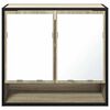 vidaXL Ντουλάπι Καθρέφτη Μπάνιου Sonoma Δρυς 65 x 20 x 60 εκ. από Τεχνητό Ξύλο