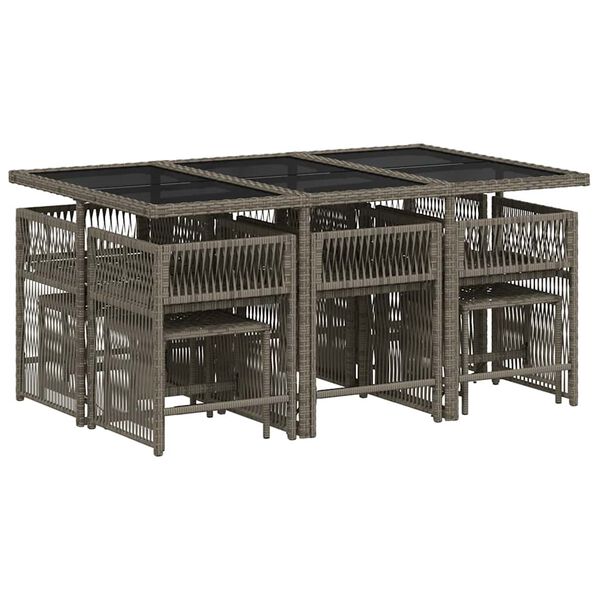 vidaXL &Sigma;&epsilon;&tau; &Tau;&rho;&alpha;&pi;&epsilon;&zeta;&alpha;&rho;ί&alpha;&sigmaf; &Kappa;ή&pi;&omicron;&upsilon; 11 &Tau;&epsilon;&mu;&alpha;&chi;ί&omega;&nu; &Gamma;&kappa;&rho;&iota; &Sigma;&upsilon;&nu;&theta;. &Rho;&alpha;&tau;ά&nu; &mu;&epsilon; &Mu;&alpha;&xi;&iota;&lambda;ά&rho;&iota;&alpha;