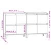 vidaXL Ντουλάπια 2 τεμ. Sonoma Δρυς 60x35x70 εκ. Επεξεργασμένο Ξύλο