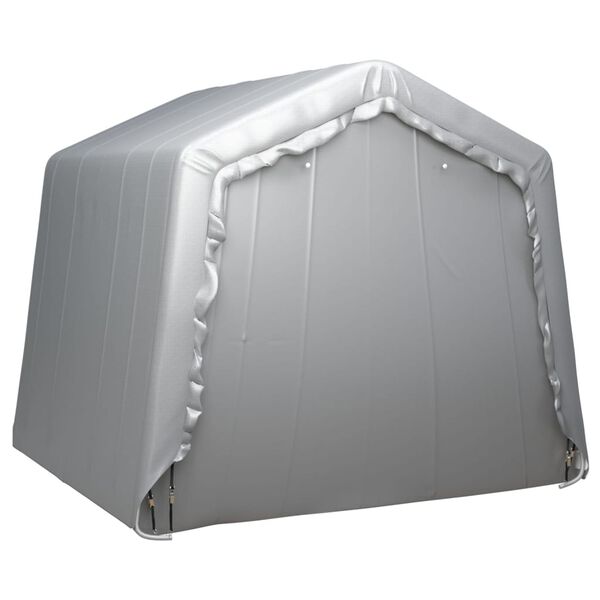 vidaXL Τέντα Αποθήκευσης Γκρι 240 x 240 εκ. από Ατσάλι