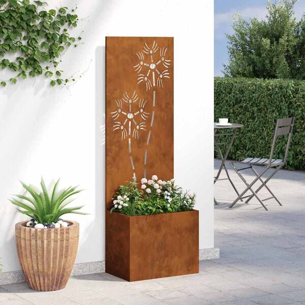 vidaXL &Omicron;&theta;ό&nu;&eta; &Iota;&delta;&iota;&omega;&tau;&iota;&kappa;ό&tau;&eta;&tau;&alpha;&sigmaf; &Kappa;ή&pi;&omicron;&upsilon; Floral &Sigma;&kappa; rusty 50 x 140 cm