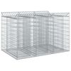 vidaXL &Alpha;&nu;&alpha;&sigma;&eta;&kappa;&omega;&mu;έ&nu;&omicron; &kappa;&rho;&epsilon;&beta;ά&tau;&iota; gabion 2 &tau;&mu;&chi;. 150 x 100 x 100 cm &Alpha;&sigma;&eta;&mu;ί