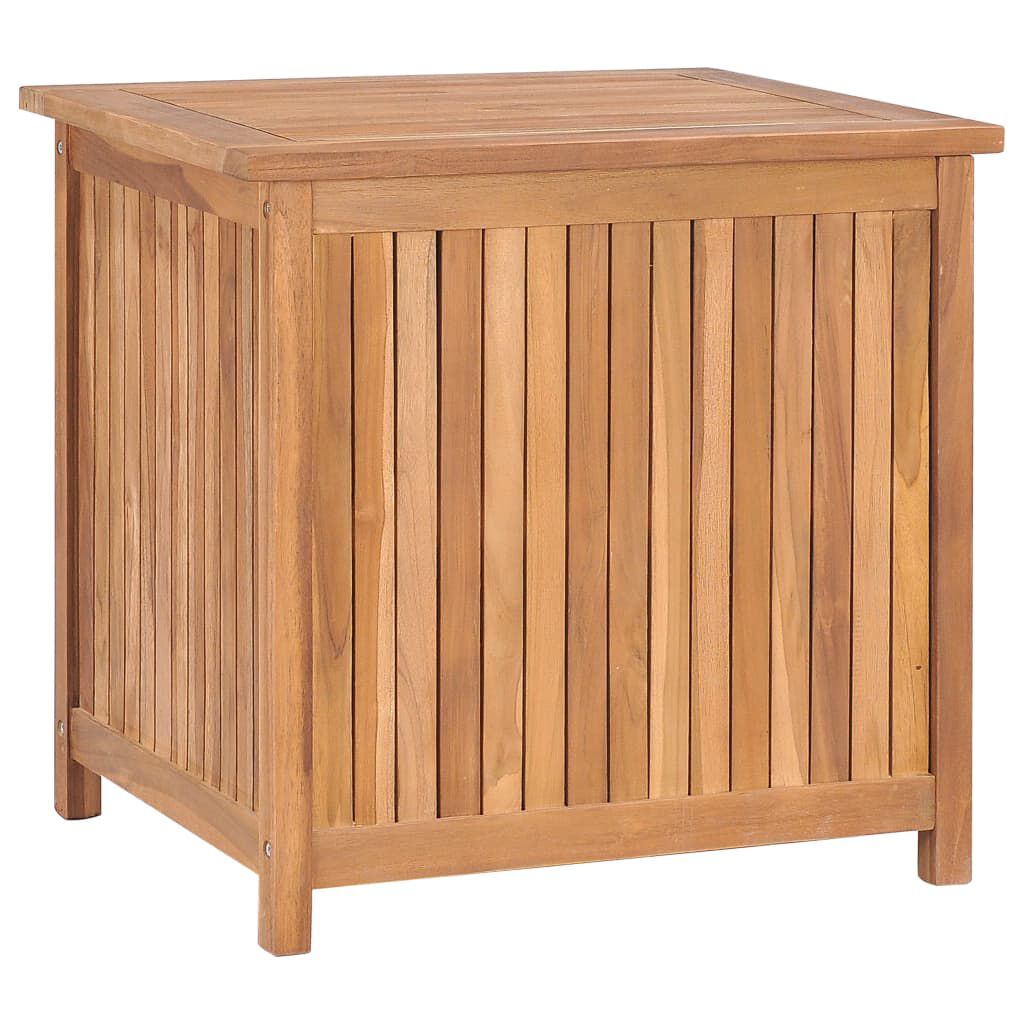 vidaXL Μπαούλο Αποθήκευσης Κήπου 120 x 50 x 58 εκ. από Μασίφ Ξύλο Teak