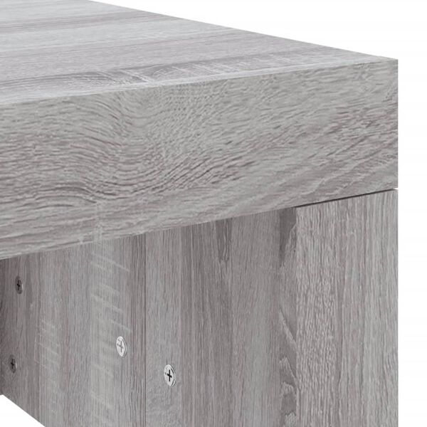 vidaXL Τραπεζάκι Σαλονιού Γκρι Sonoma 102x50x36 εκ. Επεξεργασμένο Ξύλο