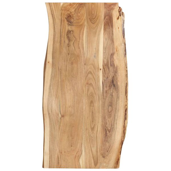 vidaXL Επιφάνεια Τραπεζιού 118 x (50-60) x 2,5 εκ. Μασίφ Ξύλο Ακακίας
