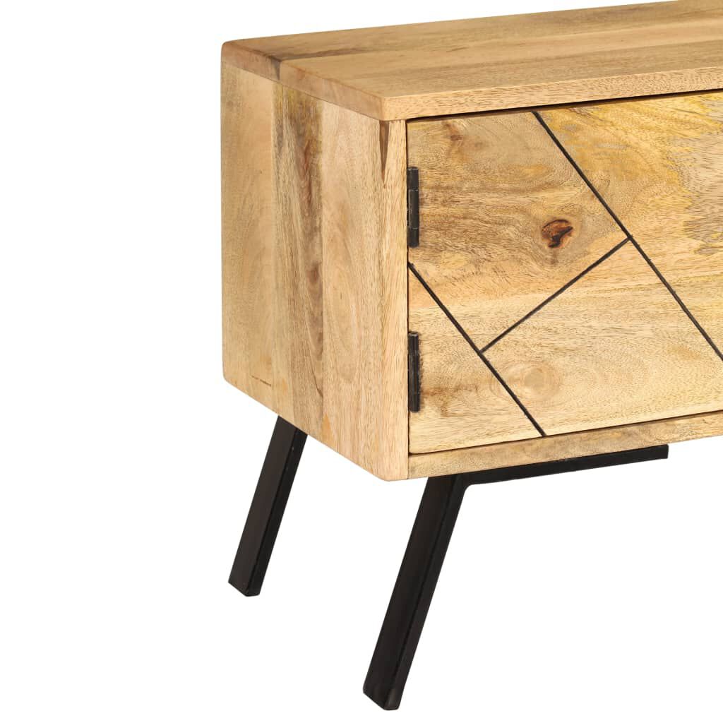 vidaXL Έπιπλο Τηλεόρασης 140 x 30 x 40 εκ. από Μασίφ Ξύλο Μάνγκο