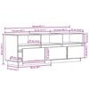 vidaXL Έπιπλο Τηλεόρασης Καφέ Μελί 140x37x50 εκ. από Μασίφ Ξύλο Πεύκου