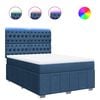 vidaXL &Kappa;&rho;&epsilon;&beta;ά&tau;&iota; Boxspring &mu;&epsilon; &Sigma;&tau;&rho;ώ&mu;&alpha; &Mu;&pi;&lambda;&epsilon; 140x200 &epsilon;&kappa;. &Upsilon;&phi;&alpha;&sigma;&mu;ά&tau;&iota;&nu;&omicron;
