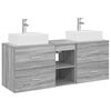 vidaXL &Sigma;&epsilon;&tau; &Nu;&tau;&omicron;&upsilon;&lambda;&alpha;&pi;&iota;ώ&nu; &Mu;&pi;ά&nu;&iota;&omicron;&upsilon; 3 &tau;&mu;&chi;. &Gamma;&kappa;&rho;&iota; Sonoma 49,5 x 41 x 62,5 &epsilon;&kappa;
