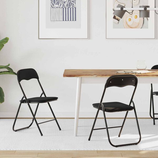 vidaXL &Pi;&tau;&upsilon;&sigma;&sigma;ό&mu;&epsilon;&nu;&eta; &Kappa;&alpha;&rho;έ&kappa;&lambda;&alpha; 2 pcs &Mu;&alpha;ύ&rho;&omicron; 48 x 44 x 78 &epsilon;&kappa; &Beta;&epsilon;&lambda;&omicron;ύ&delta;&omicron;