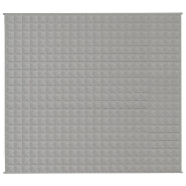 vidaXL Κουβέρτα Βαρύτητας Γκρι 200 x 230 εκ. 13 κ. Υφασμάτινη