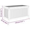 vidaXL Κουτί Αποθήκευσης Κήπου 110 x 52 x 55 εκ. από Μπαμπού