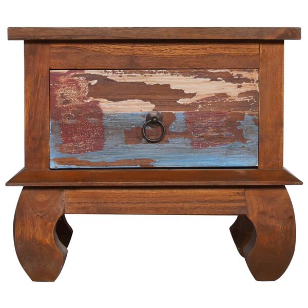 vidaXL Κομοδίνο 45 x 35 x 40 εκ. από Ανακυκλωμένο Ξύλο Teak