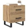 vidaXL &Kappa;&omicron;&mu;&omicron;&delta;ί&nu;&omicron; 2 pcs Artisan Oak 40 x 35 x 47,5 &epsilon;&kappa; &Epsilon;&pi;&epsilon;&xi;&epsilon;&rho;&gamma;&alpha;&sigma;&mu;έ&nu;&omicron; &xi;ύ&lambda;&omicron;