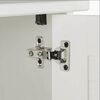 vidaXL Σετ Επίπλων Μπάνιου VIGO Καφέ και Λευκό 37 x 34 x 150 εκ