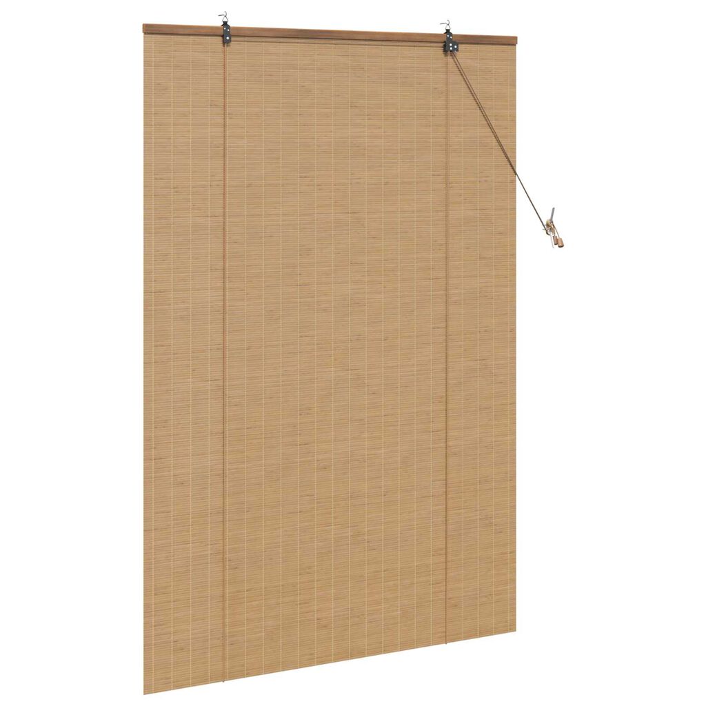 vidaXL Ρολά και Σκίες Παραθύρων Ανοιχτό καφέ 120 x 160 cm Μπαμπού