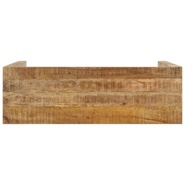 vidaXL Κονσόλα Τραπέζι 110 x 35 x 76 εκ. από Ακατέργαστο Ξύλο Μάνγκο