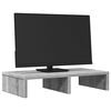 vidaXL Βάση Οθόνης Γκρι Sonoma 50x27x10 εκ. από Επεξεργασμένο Ξύλο