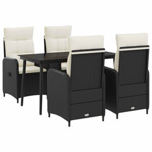 vidaXL &Sigma;&epsilon;&tau; &Tau;&rho;&alpha;&pi;έ&zeta;&iota; &Kappa;&alpha;&nu;&alpha;&pi;έ &mu;&epsilon; &mu;&alpha;&xi;&iota;&lambda;ά&rho;&iota; 5 pcs &Mu;&alpha;ύ&rho;&omicron; &kappa;&alpha;&iota; &Kappa;&rho;&epsilon;&mu; &Lambda;&epsilon;&upsilon;&kappa;ό