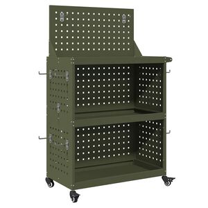 vidaXL &Kappa;&alpha;&rho;ό&tau;&sigma;&iota; &epsilon;&rho;&gamma;&alpha;&lambda;&epsilon;ί&omega;&nu; &mu;&epsilon; &rho;ά&phi;&iota; &Epsilon;&lambda;&iota;ά &Pi;&rho;ά&sigma;&iota;&nu;&eta; 65 x 35 x 111 &epsilon;&kappa;