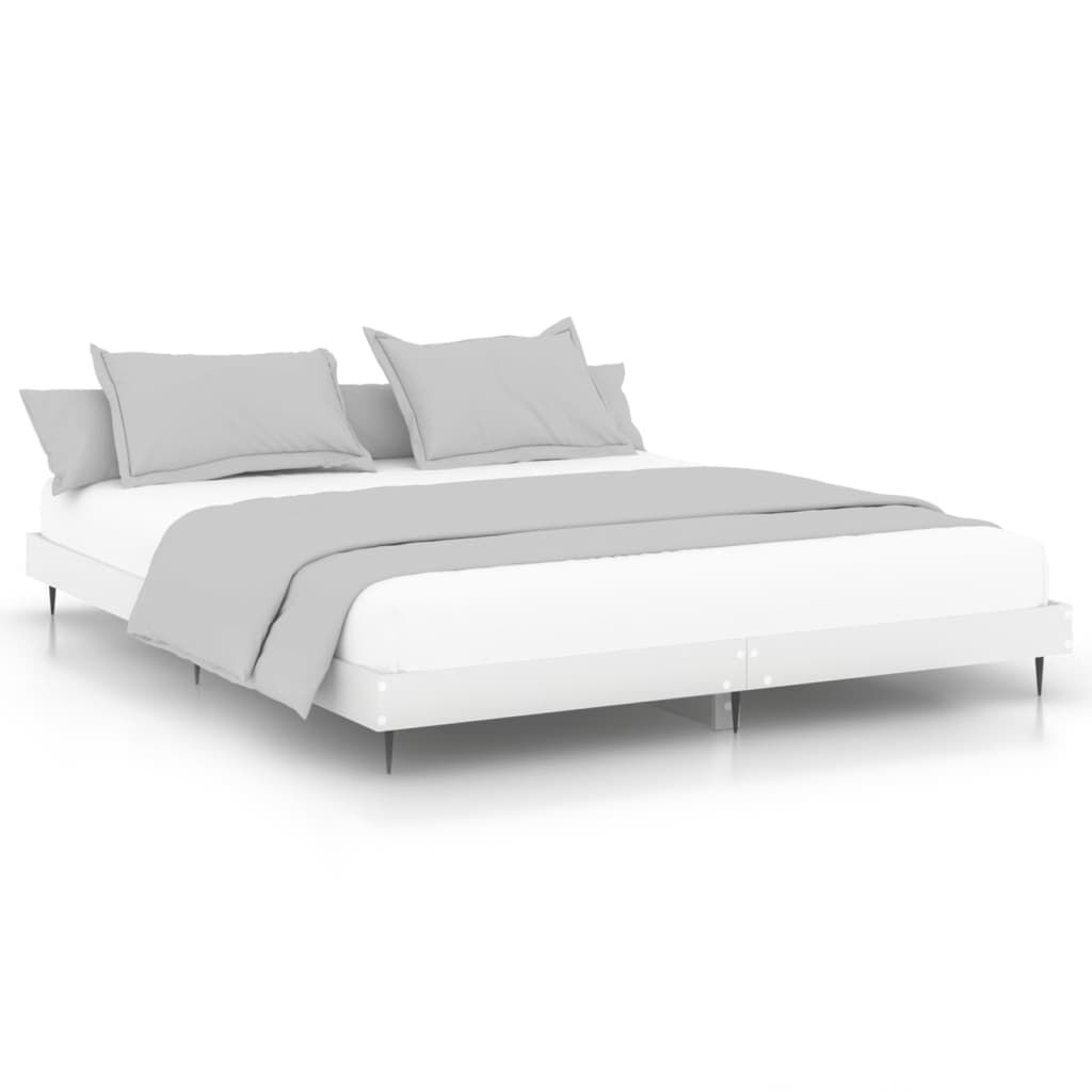 vidaXL Πλαίσιο κρεβατιού χωρίς στρώμα 160x200 εκ. Επεξεργασμένο Ξύλο