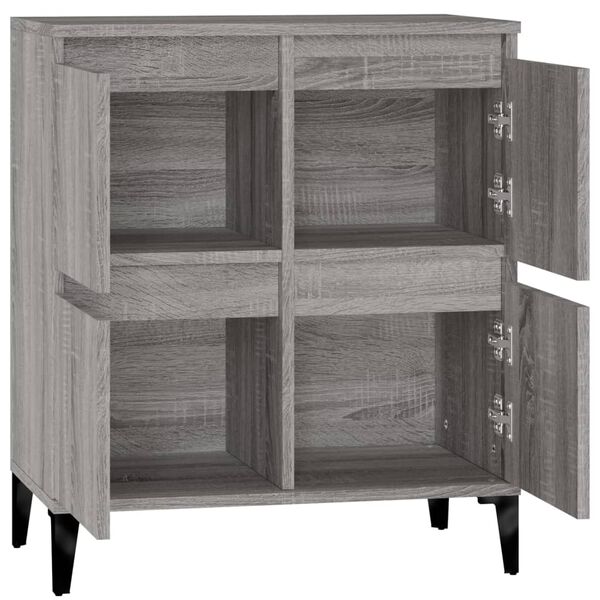vidaXL Ντουλάπι Γκρι Sonoma 60x35x70 εκ. από Επεξεργασμένο Ξύλο
