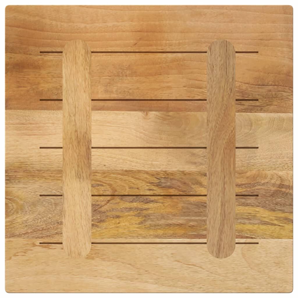 vidaXL Επιφάνεια Τραπεζιού Τετράγωνη 50x50x2,5 εκ. Μασίφ Ξύλο Μάνγκο