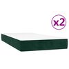 vidaXL &Kappa;&rho;&epsilon;&beta;ά&tau;&iota; Boxspring &mu;&epsilon; &Sigma;&tau;&rho;ώ&mu;&alpha; &Sigma;&kappa;&omicron;ύ&rho;&omicron; &Pi;&rho;ά&sigma;&iota;&nu;&omicron; 200x200&epsilon;&kappa;. &Beta;&epsilon;&lambda;&omicron;ύ&delta;&iota;&nu;&omicron;