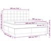 vidaXL &Kappa;&rho;&epsilon;&beta;ά&tau;&iota; Boxspring &mu;&epsilon; &Sigma;&tau;&rho;ώ&mu;&alpha; &Sigma;&kappa;&omicron;ύ&rho;&omicron; &Mu;&pi;&lambda;&epsilon; 180x200 &epsilon;&kappa;. &Beta;&epsilon;&lambda;&omicron;ύ&delta;&iota;&nu;&omicron;