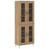 vidaXL Highboard Artisan Oak 69,5 x 34 x 180 &epsilon;&kappa;. &Epsilon;&pi;&epsilon;&xi;&epsilon;&rho;&gamma;&alpha;&sigma;&mu;έ&nu;&omicron; &xi;ύ&lambda;&omicron;