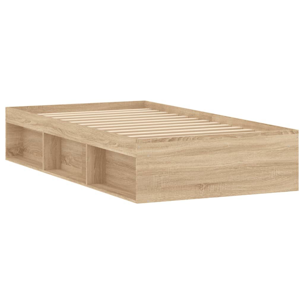 vidaXL Πλαίσιο Κρεβατιού Sonoma Δρυς 90x200 εκ.