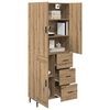 vidaXL Highboard &mu;&epsilon; &sigma;&upsilon;&rho;&tau;ά&rho;&iota; 2 pcs Artisan Oak &Sigma;ύ&nu;&theta;&epsilon;&tau;&omicron; &Xi;ύ&lambda;&omicron; &kappa;&alpha;&iota; &Gamma;&upsilon;&alpha;&lambda;ί