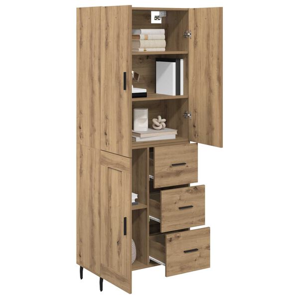 vidaXL Highboard &mu;&epsilon; &sigma;&upsilon;&rho;&tau;ά&rho;&iota; 2 pcs Artisan Oak &Sigma;ύ&nu;&theta;&epsilon;&tau;&omicron; &Xi;ύ&lambda;&omicron; &kappa;&alpha;&iota; &Gamma;&upsilon;&alpha;&lambda;ί