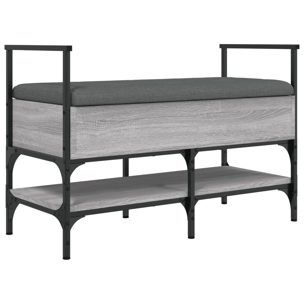 vidaXL Παπουτσοθήκη Γκρι Sonoma 85,5x42x57,5εκ. από Επεξεργασμένο Ξύλο