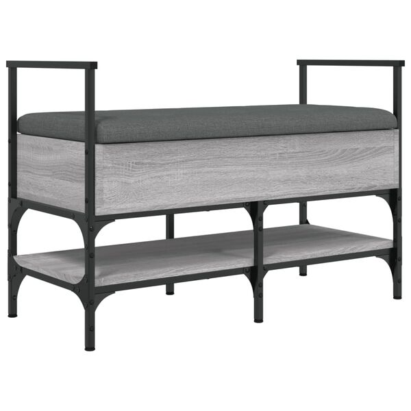 vidaXL Παπουτσοθήκη Γκρι Sonoma 85,5x42x57,5εκ. από Επεξεργασμένο Ξύλο