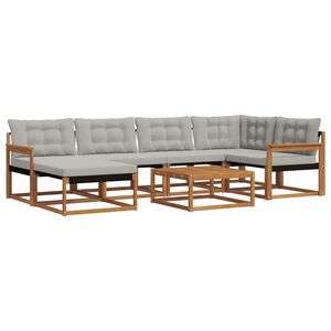 vidaXL &Sigma;&epsilon;&iota;&rho;ά &Kappa;&alpha;&nu;&alpha;&pi;έ &Epsilon;&xi;&omega;&tau;&epsilon;&rho;&iota;&kappa;&omicron;ύ 7 pcs &Phi;&upsilon;&sigma;&iota;&kappa;ό &kappa;&alpha;&iota; &Alpha;&nu;&omicron;&iota;&chi;&tau;ό &Gamma;&kappa;&rho;&iota;