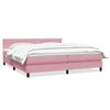 vidaXL &Kappa;&rho;&epsilon;&beta;ά&tau;&iota; Boxspring &mu;&epsilon; &Sigma;&tau;&rho;ώ&mu;&alpha; &Rho;&omicron;&zeta; 180x210 &epsilon;&kappa;. &Beta;&epsilon;&lambda;&omicron;ύ&delta;&iota;&nu;&omicron;