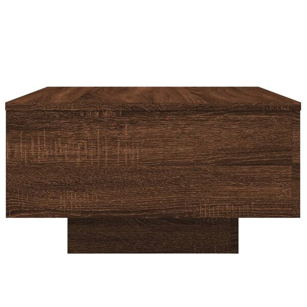vidaXL Τραπεζάκι Σαλονιού Καφέ Δρυς 55x55x31 εκ. Επεξεργασμ. Ξύλο