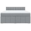 vidaXL &Kappa;&rho;&epsilon;&beta;ά&tau;&iota; Boxspring &mu;&epsilon; &Sigma;&tau;&rho;ώ&mu;&alpha; &Alpha;&nu;&omicron;&iota;&chi;&tau;ό &Gamma;&kappa;&rho;&iota; 180x200 &epsilon;&kappa;. &Upsilon;&phi;&alpha;&sigma;&mu;ά&tau;&iota;&nu;&omicron;