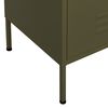 vidaXL Ντουλάπι Αποθήκευσης Πράσινο Λαδί 80x35x101,5 εκ. από Ατσάλι